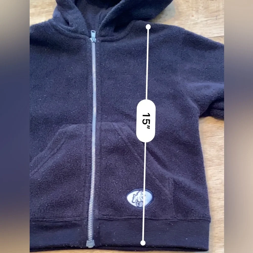Vintage Gymboree‎ 3T (2 to 3 years) Black Full Zip Hoodie